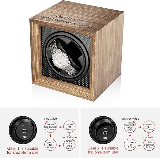 Remontoirs pour montres: Automatischer Uhrenbeweger USB laden Memory Schaumstoff – Neuf avec emballage d'origine à Basel par EchoPeak 5
