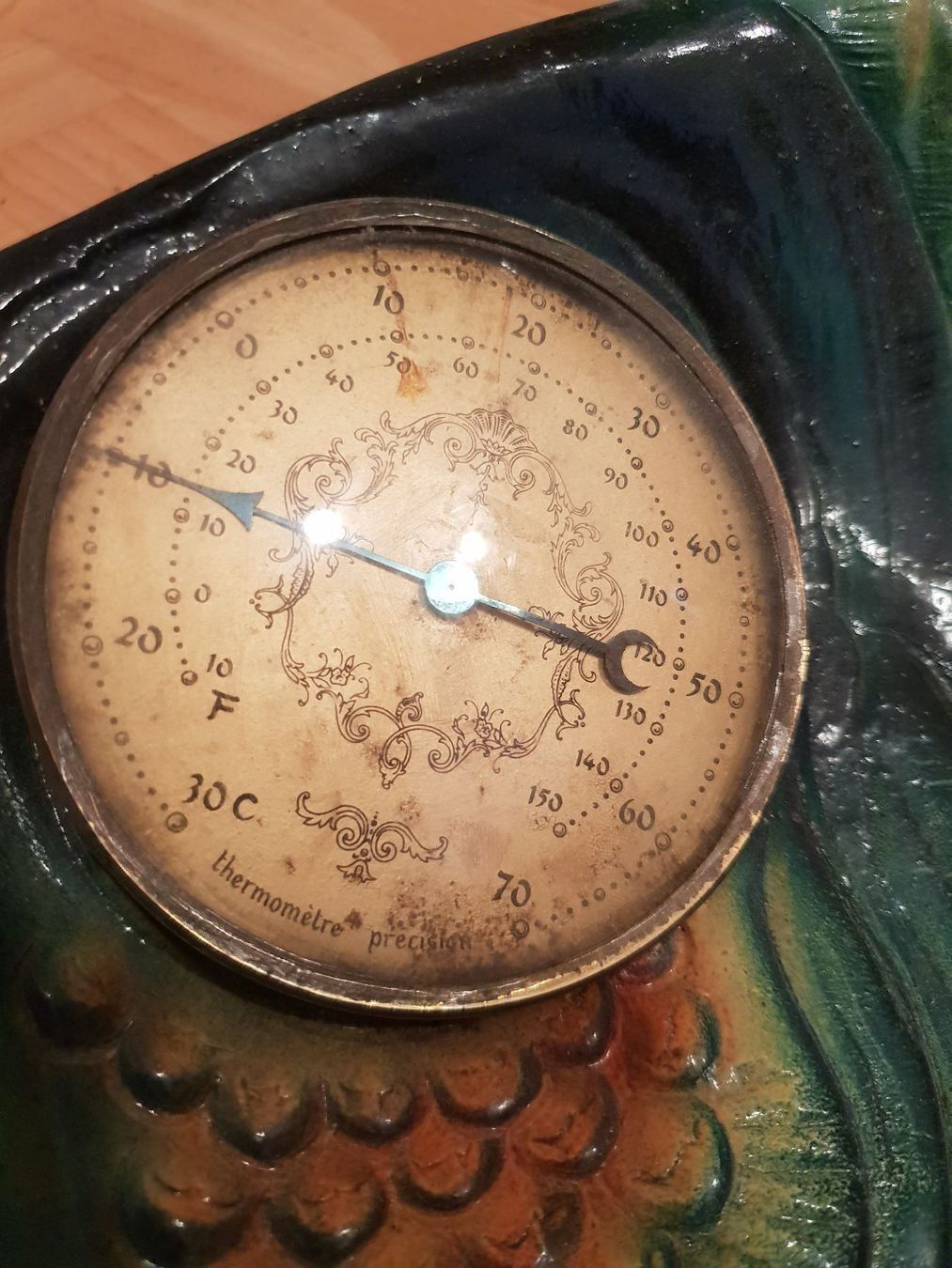 Sonstige antike Technik & Geräte: Saladier Thermomètre Barometre Antique – Gebraucht aus Urtenen - Schönbühl von ssami