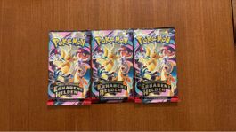 Pokemon Sammelkarten Erhabene Helden 3 Booster Packs neu