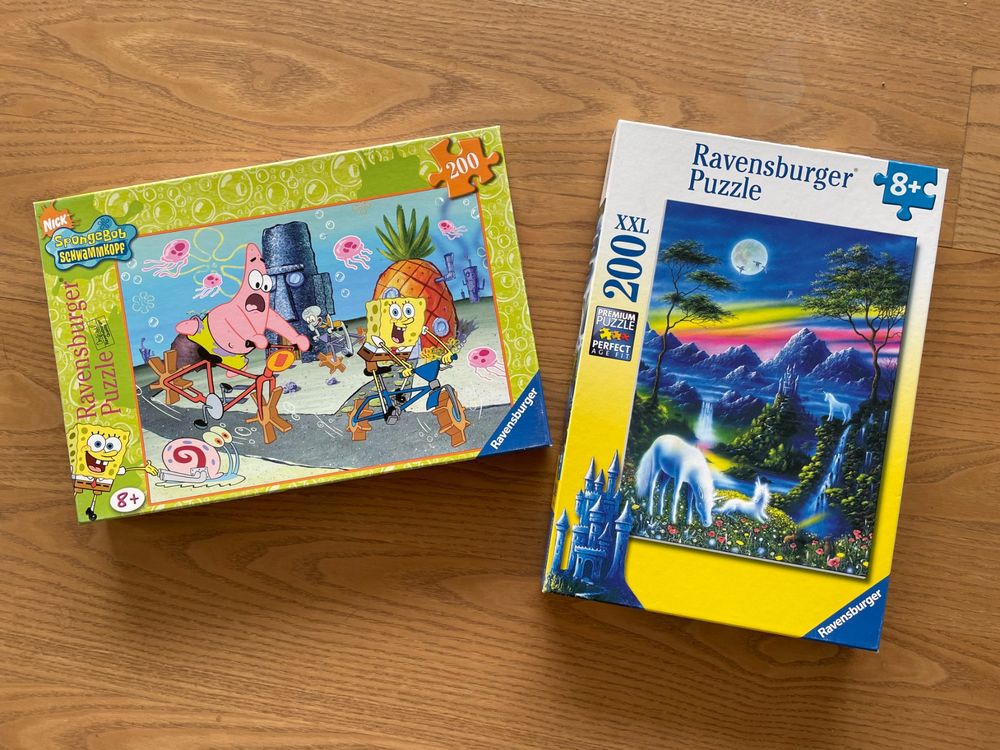 Zwei Ravensburger Puzzle je 200 Teile | Kaufen auf Ricardo