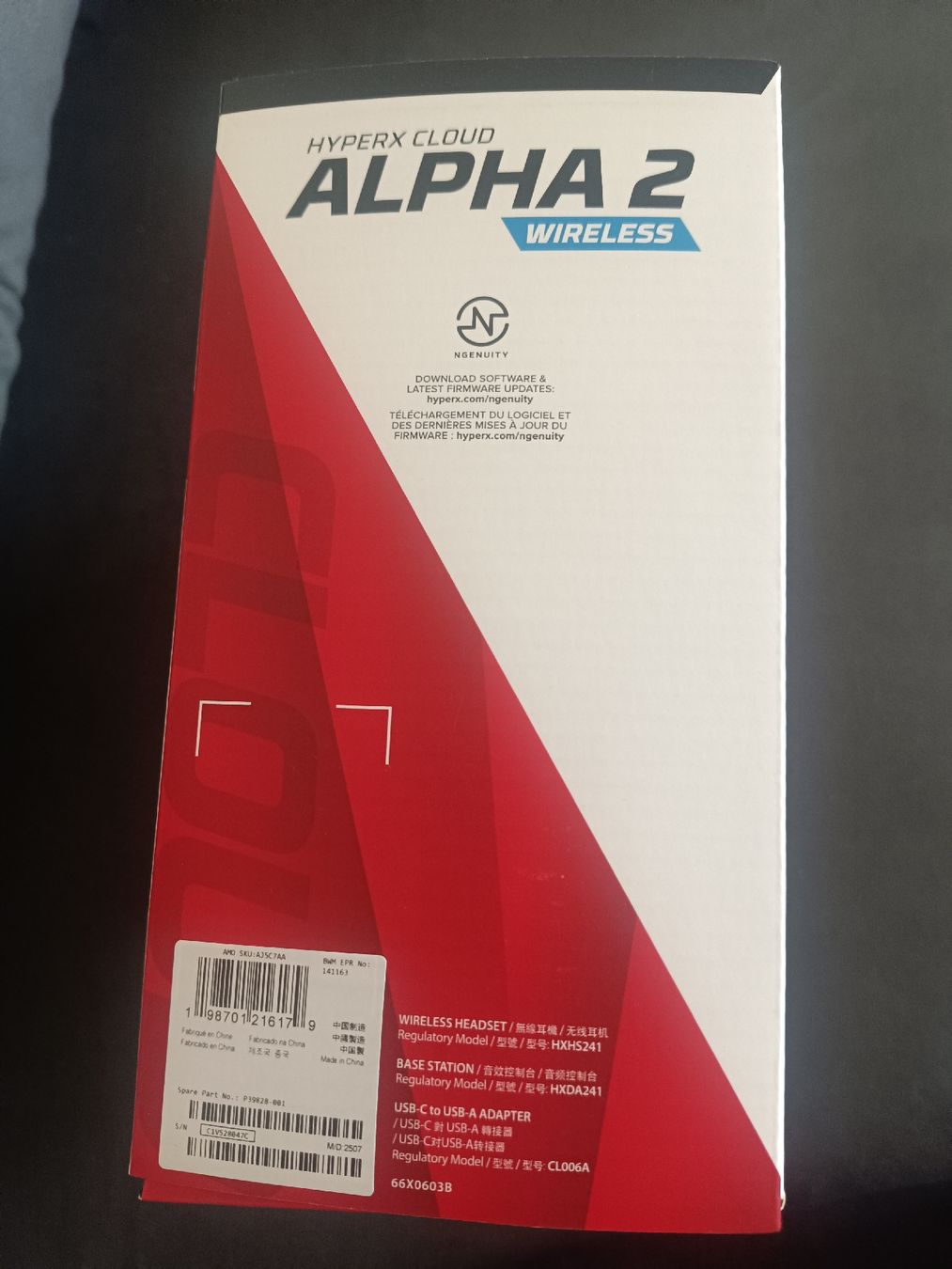 Hyperx Cuffie: Original verpackt, HyperX Cloud Alpha 2 Wireless Headset NEU – Nuovo e nell'imballaggio originale da Allschwil venduto da ayt_m7xq 3