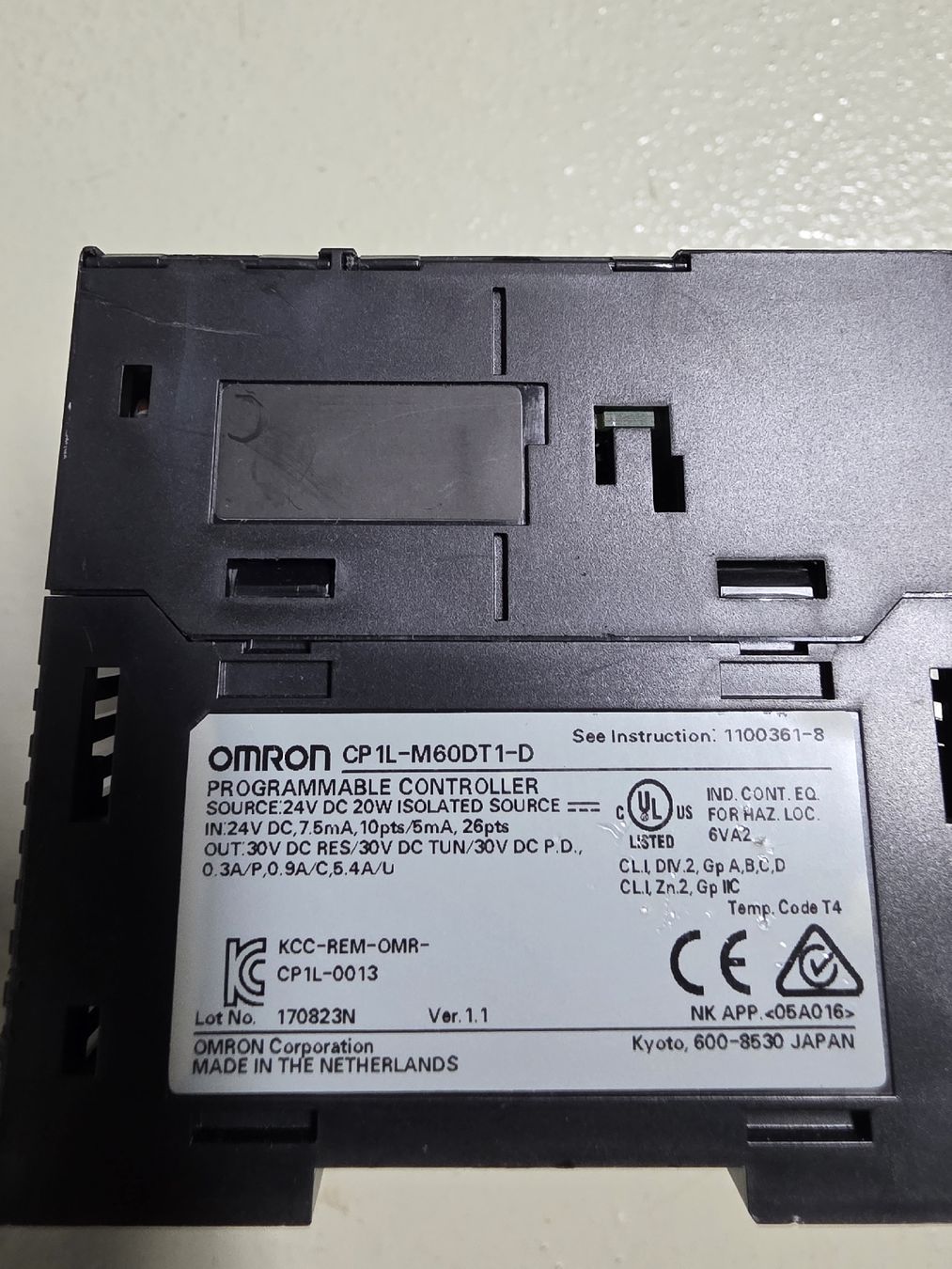 Omron Elektronikbauteile: Omron Sysmac CP1L-M60DT1-D Speicherprogrammierbare Steuerung – Gebraucht aus Staufen von Perskin 3