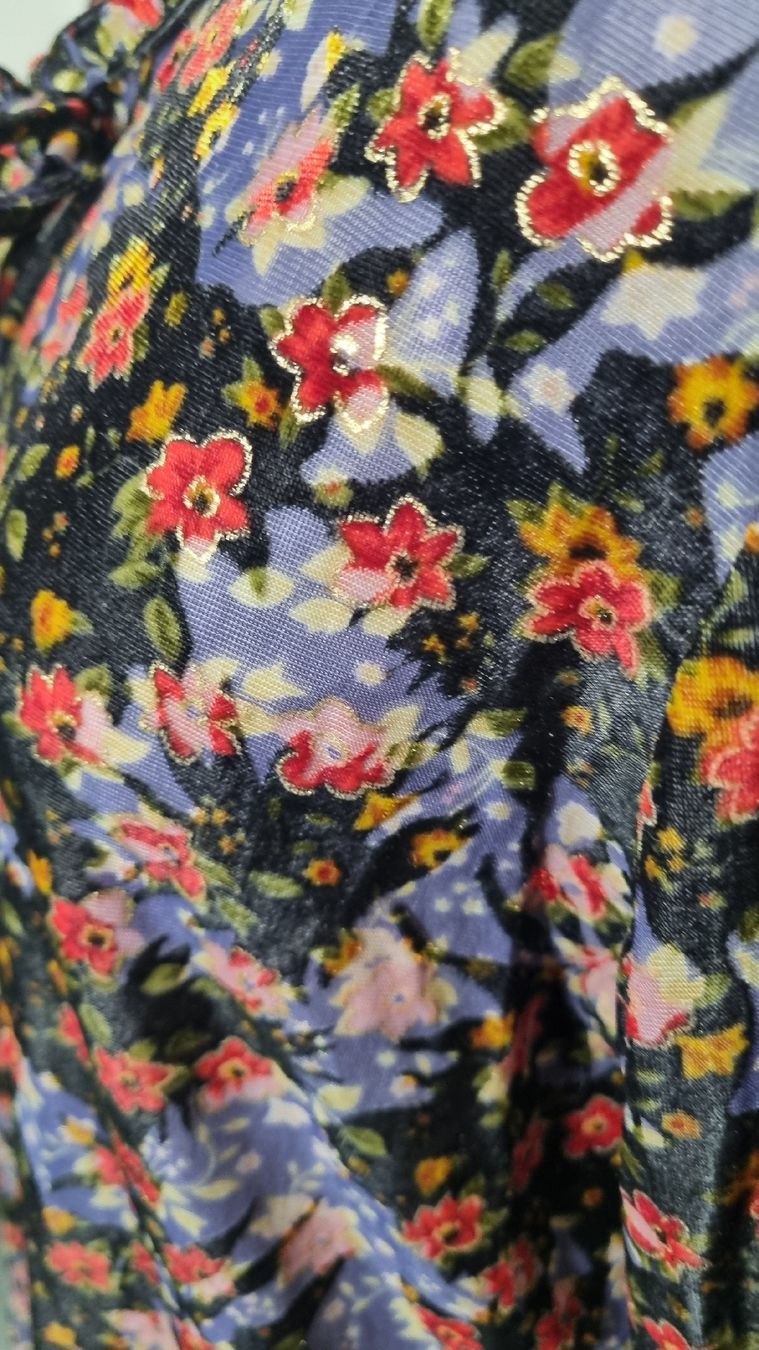 Tuniche: Tunika Blumenmuster Goldprint Gr. 38/40 – Usato da Effretikon venduto da lenalisa63 4