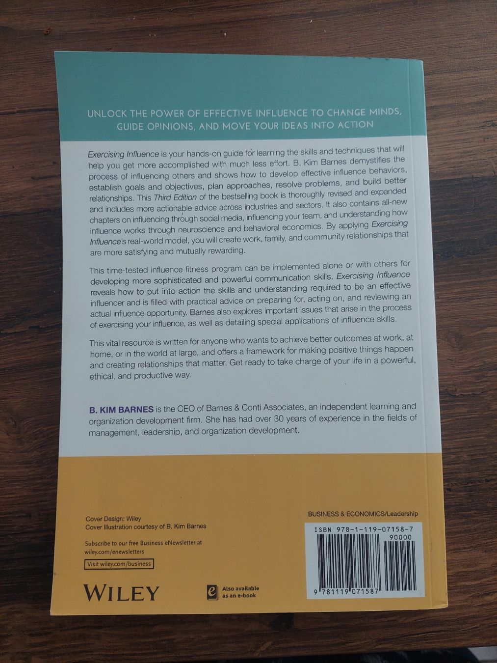 Libri: Exercising Influence - a guide for Making Things Happen – Usato da Embrach venduto da pz78 1