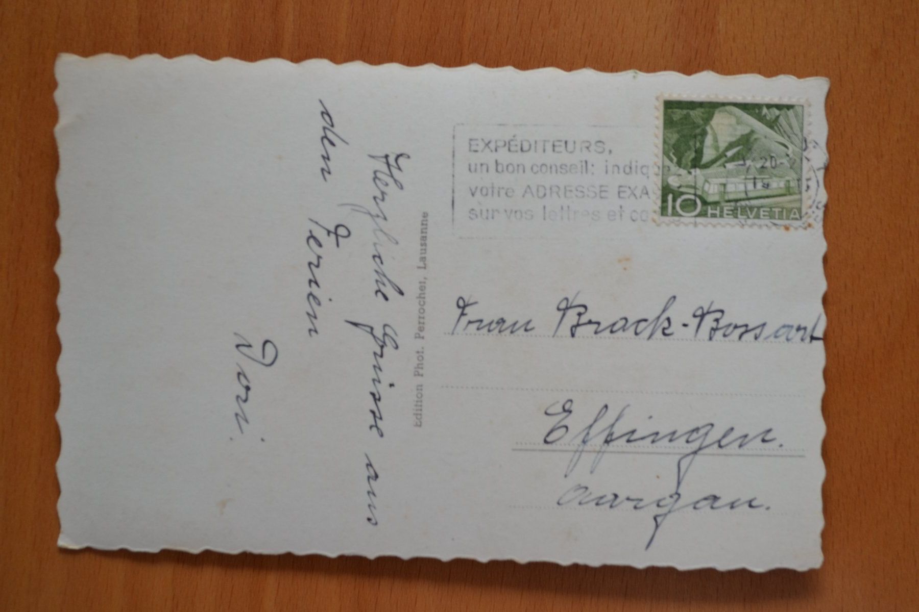 Cartoline postali: AK Maison de Vacances Jongny sur Vevey VD – Usato da Beinwil am See venduto da kajak55 1
