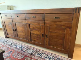 Sideboard aus Massivholz dunkelbraun guter Zustand