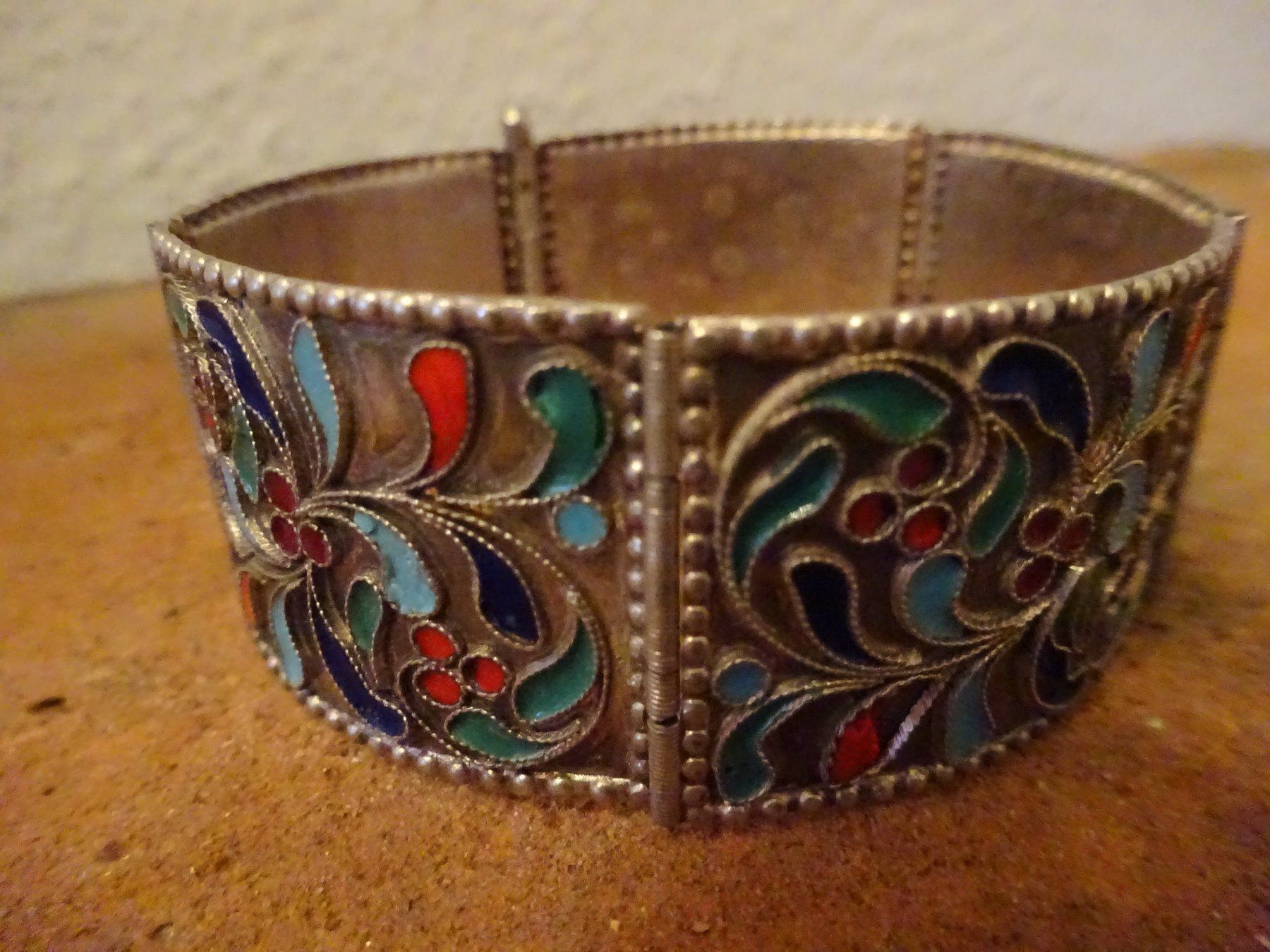 Bracciali & Braccialetti: Armband Silber Cloisonné – Usato da Esslingen venduto da FetteSchnecke 5