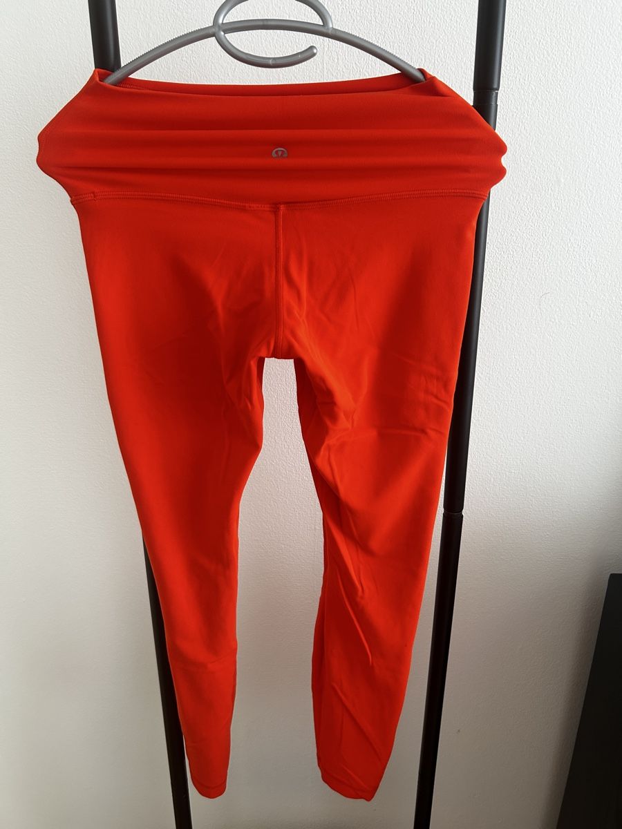 Lululemon Leggings: Lululemon Leggings Orange Size 4 Good Condition – Usato da Zug venduto da day_9ph6 1