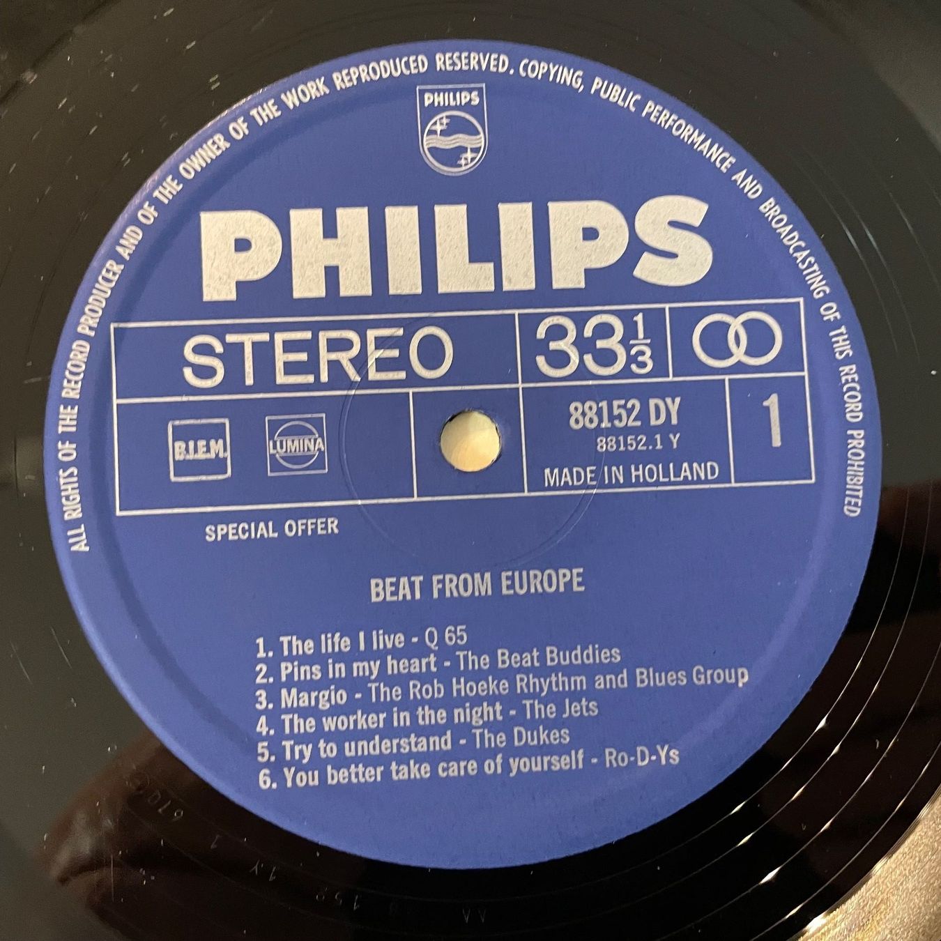 Schallplatten: BEAT FROM EUROPE – Gebraucht aus Zürich von fehlton 3