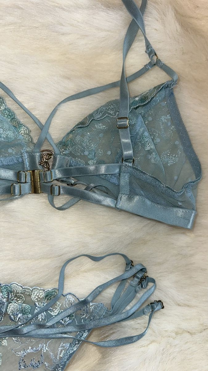 Altra biancheria intima: Blue Floral Dessous Set – Usato da Goldau venduto da rkl86 5