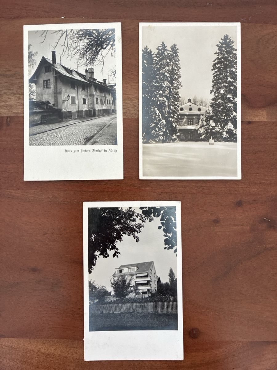 Cartes postales: 5 Ansichtskarten Schweiz diverse Häuser in Zürich  – D'occasion à Oftringen par Cla.vD.74