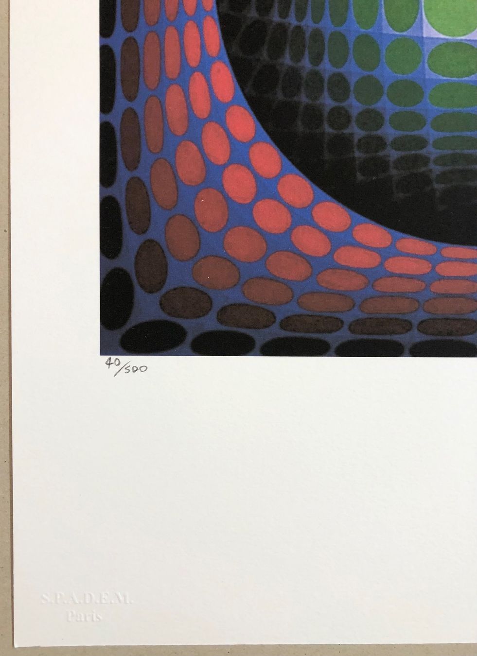 Gemälde: Vasarely: Untitled 40/500 – Neu (gemäss Beschreibung) aus Meilen von Smgdesign 1