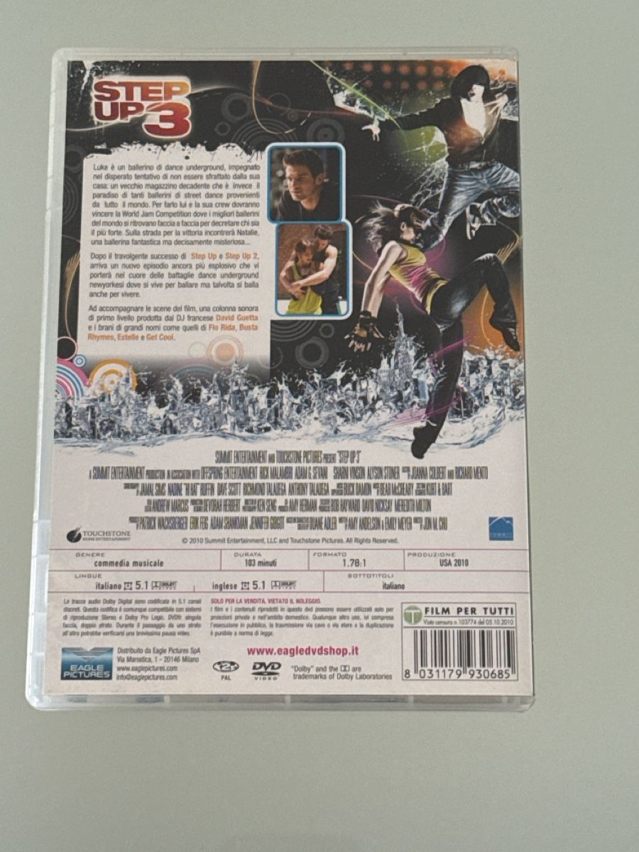 Tutti i DVDs: Step Up 3 – Usato da Cadenazzo venduto da nick995 1