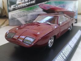 Dodge Charger Daytona 1969 Fast & Furious, Dom’s Custom 1:18
