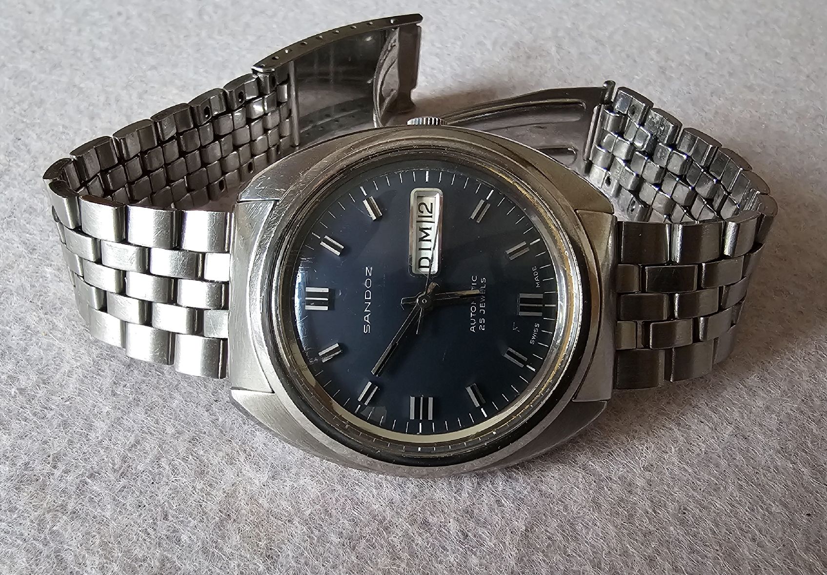 Sandoz Uhren: SANDOZ Automatic Swiss Made Elegante Herrenuhr – Gebraucht aus Speicher von Swisswtch 3