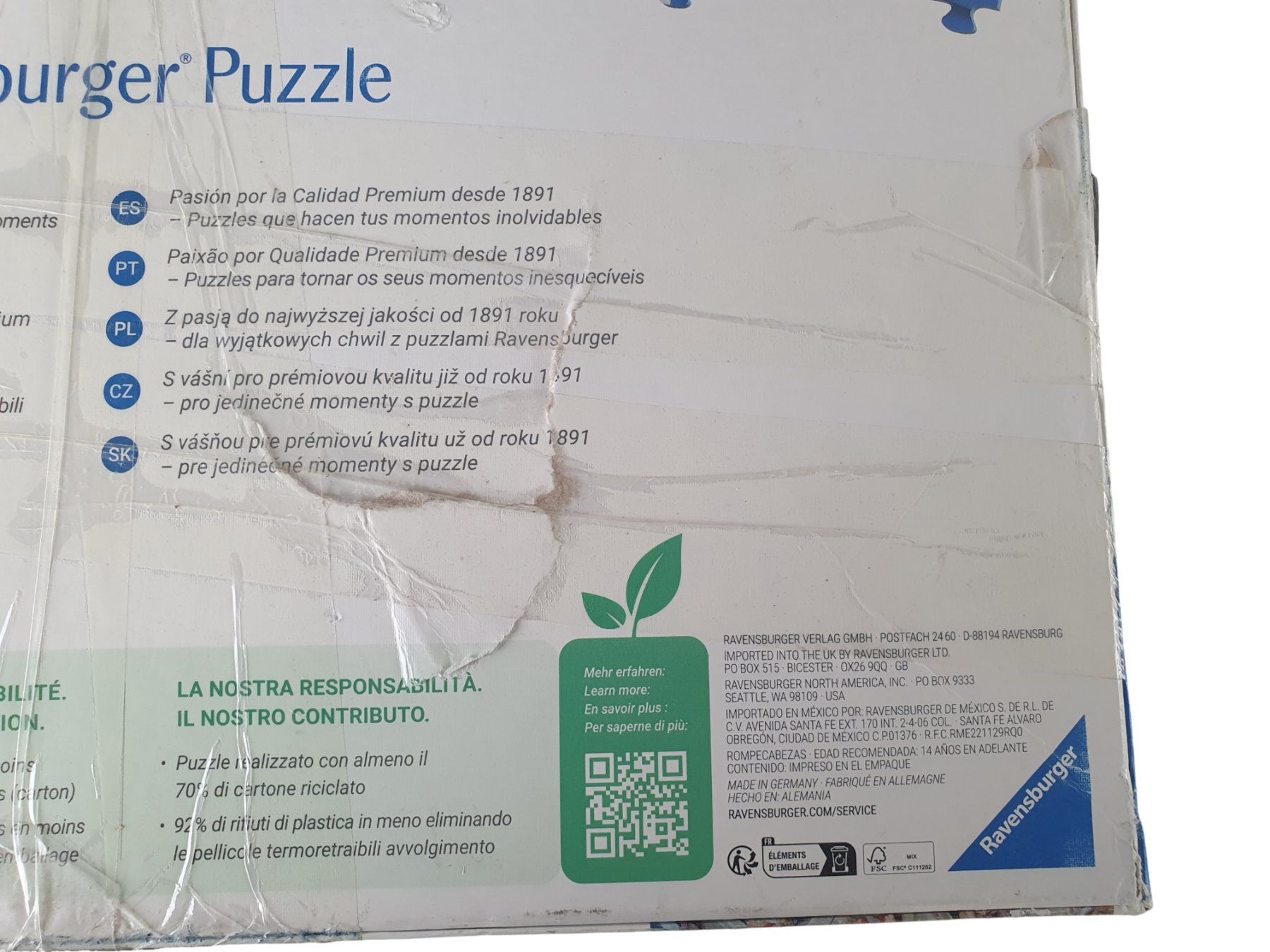 Ravensburger Puzzle: RAVENSBURGER PUZZLE "Sixtinische Kapelle" – Nuovo (secondo la descrizione) da Wangen b. Olten venduto da Restwert_Wangen 2
