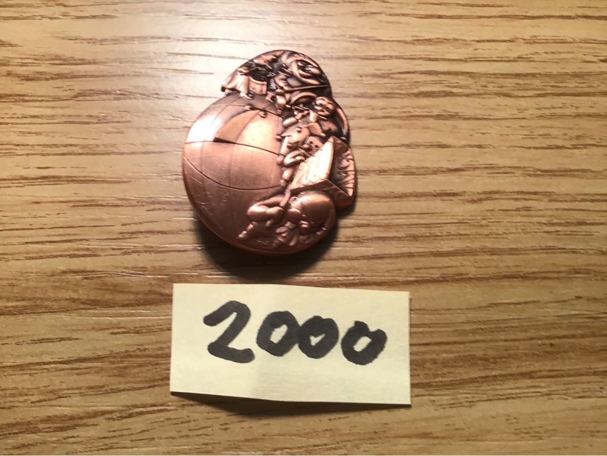 Basler Placchette & Badge: Baslerfasnachtsplaketten 2000 – Usato da Arlesheim venduto da printz01