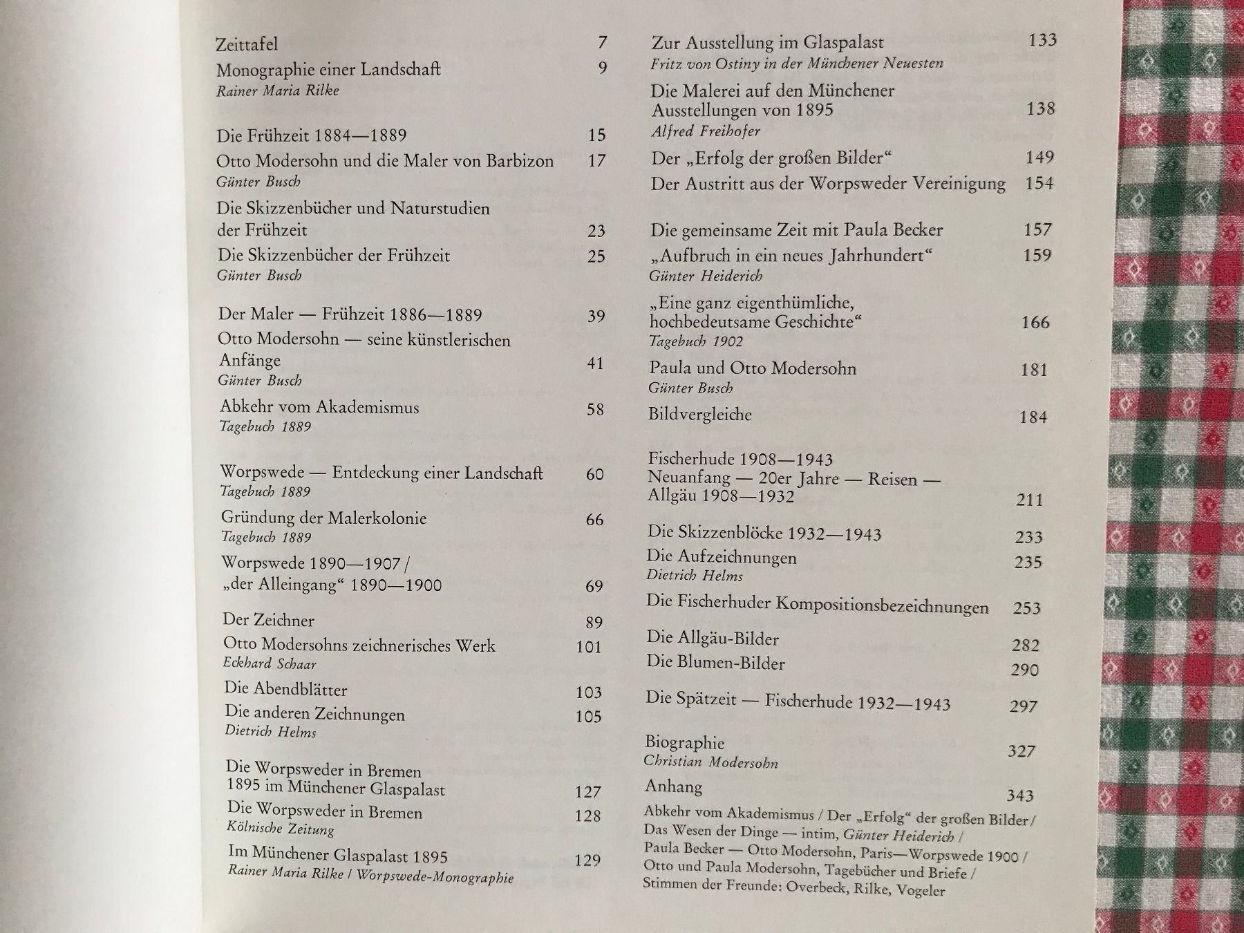 Libri: Otto Modersohn 1865-1943, 1.Auflage 1978 – Usato da Zollikerberg venduto da Dogon 1