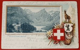 Prägekarte Seealpsee 1905