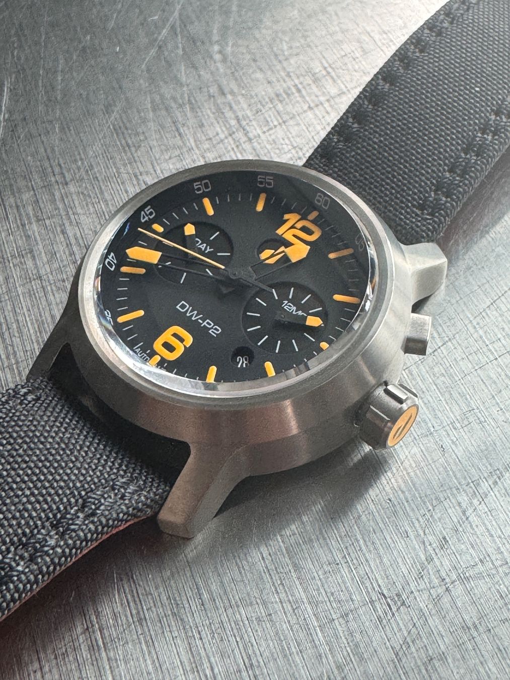 Uhren: DUZU DW-P2 Stealth Fighter • 42mm • brushed titanium case – Gebraucht aus Bern von SMNSCHTZ 1