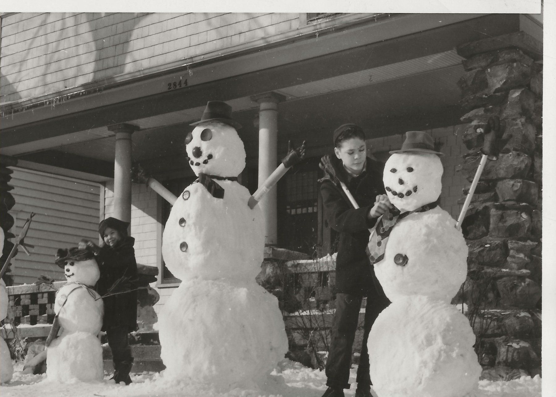 Posters & Illustrations: Schneemann,Kinder,Winterstimmung,1955 – D'occasion à Frauenfeld par Merk52