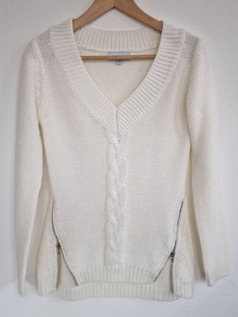 Hübscher Damen Pullover Zebra Gr. S Ivory