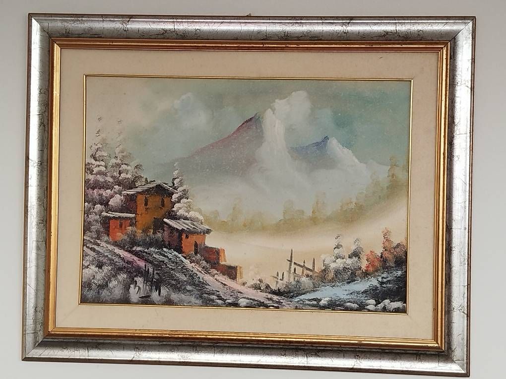 Dipinti: Originelle Gemälde, Armando Ballanti "Schneefall". – Usato da Rupperswil venduto da Viland_Dann