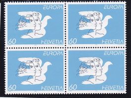 Postfrisch 4er Block EUROPA 1995
