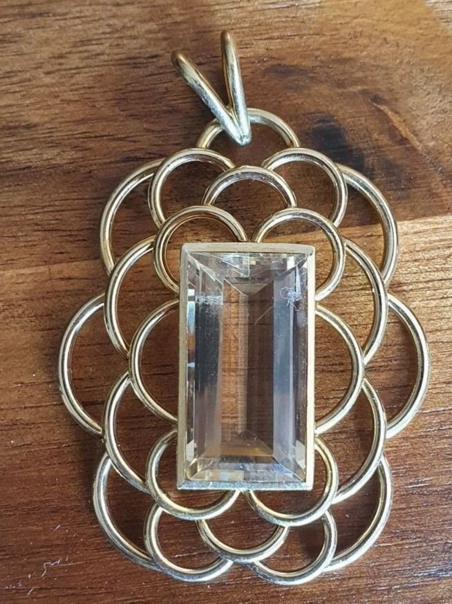 Ciondoli: Handangefertigter Citrin Anhänger – Nuovo (secondo la descrizione) da Unterägeri venduto da Altgoldschmuck 9