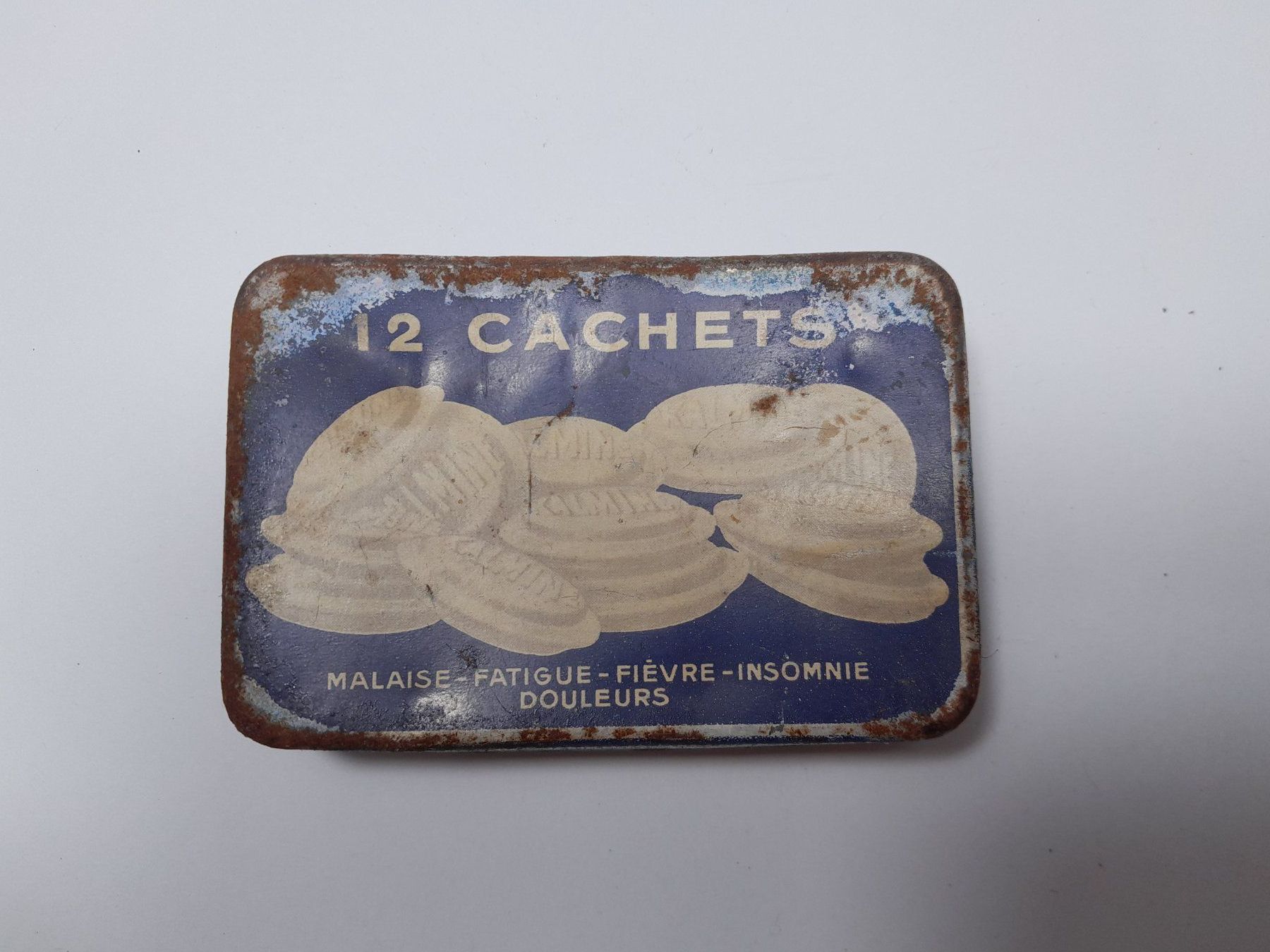 Barattoli: Vintage Blechdose - 12 Cachets – Usato da Männedorf venduto da Bel-view