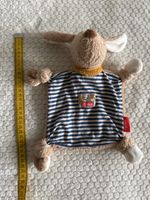 Sigikid Stofftier Hund gestreift Schmusetuch Nuscheli
