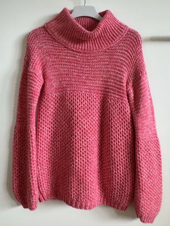 Pull MALO rose en 100% cachemire, taille M