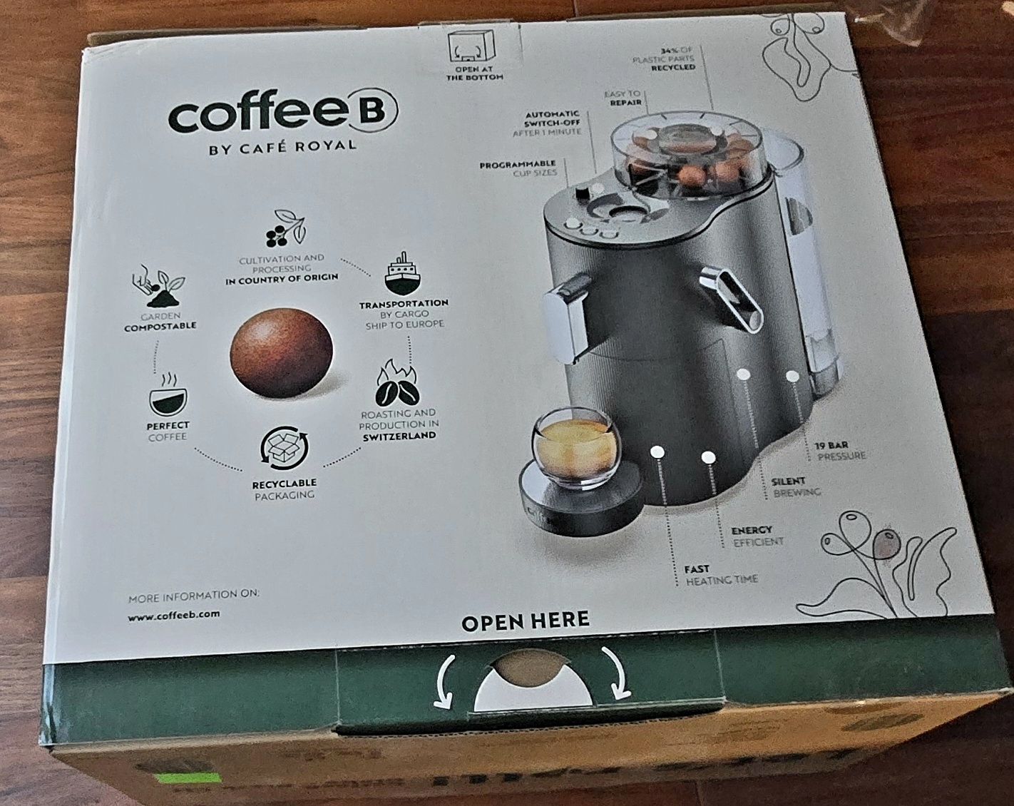 Coffee B Macchine per caffè & Macchine per espresso: CoffeeB Globe Kaffeemaschine - NEU & Originalverpackt – Nuovo e nell'imballaggio originale da Heimberg venduto da Joachim4488 2
