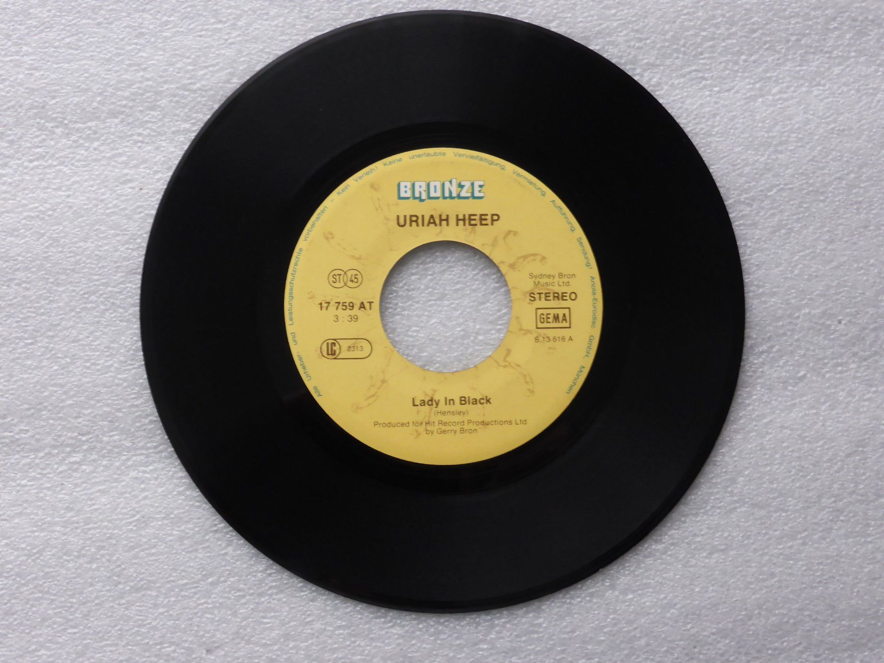 Schallplatten: Vinyl Single  URIAH HEEP – Gebraucht aus Küssnacht am Rigi von Mondkinder 1