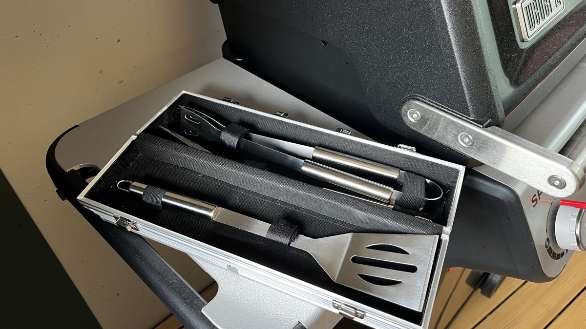 Set di posate: Set barbecue in valigetta, 4 pezzi - Nuovo! – Nuovo e nell'imballaggio originale da Dietikon venduto da coolstory 2