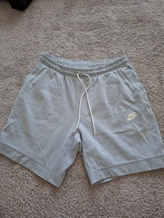 Shorts Nike Coton taille L bleu taché