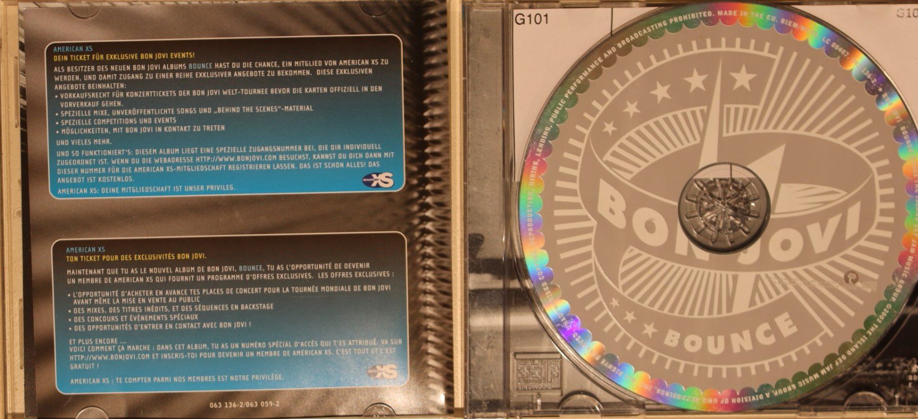 CDs: Bon Jovi – Bounce – Gebraucht aus Luzern von CONTENTI 1
