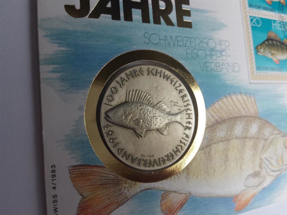 Numisbrief 100 Jahre Fischereiverband | Kaufen Auf Ricardo