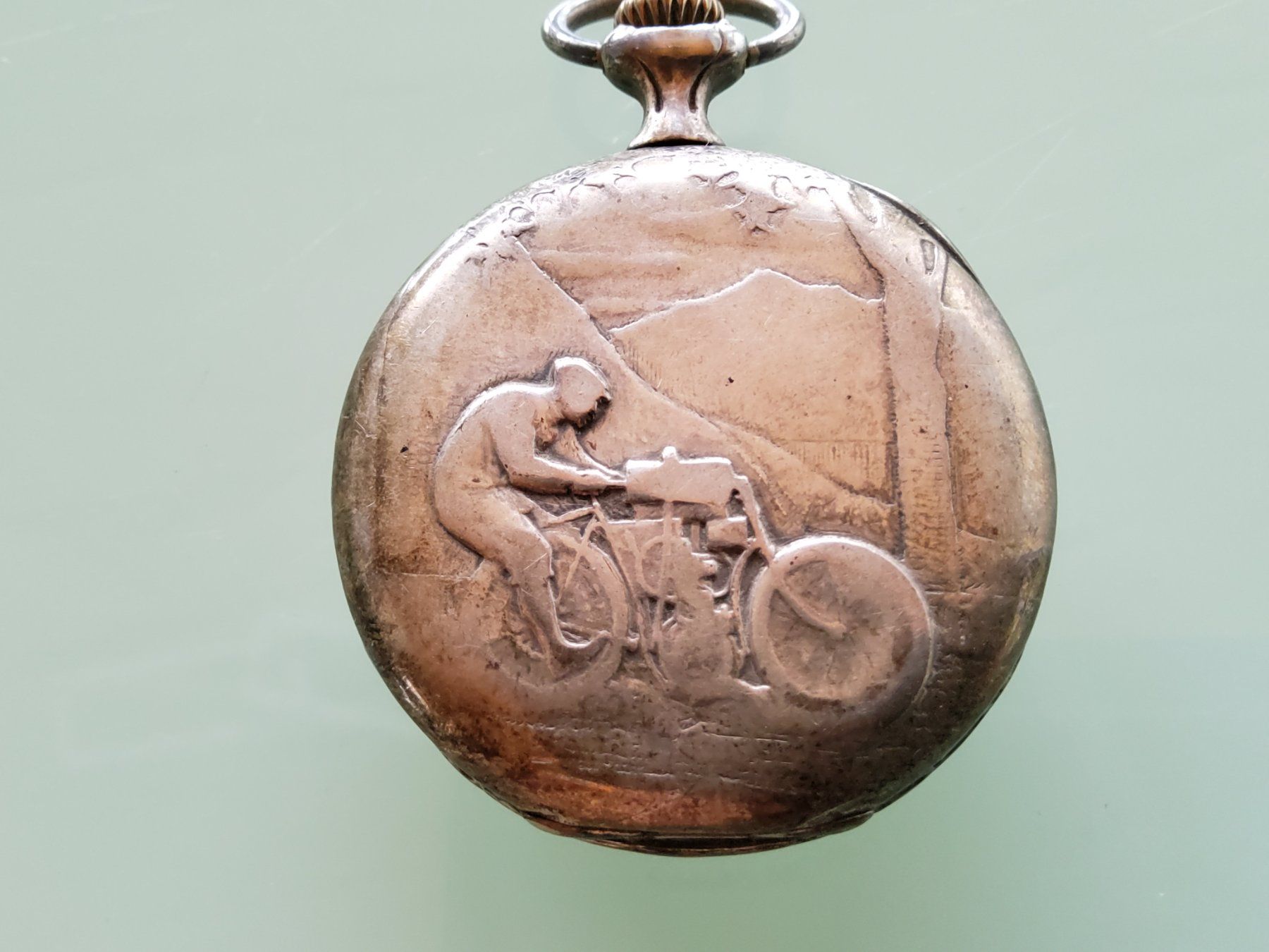 Uhren: Montre de poche mécanique en argent  – Defekt aus Malleray von Broc-Mo 4