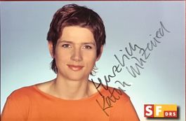 Kathrin Winzenried SF DRS Autogramm signiert Foto 10x15cm