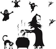 🧙‍♀️ Magischer Hexen-Wandaufkleber 🧙‍♀️💫