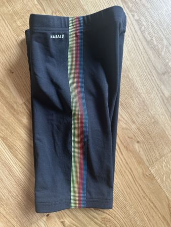 Badehose Nabaiji Aqua Resist schwarz bunt Grösse 146