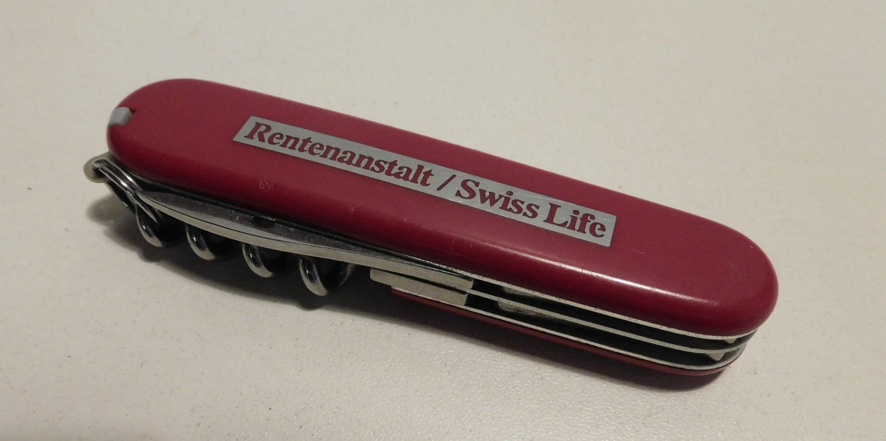 Victorinox Coltelli tascabile: Sackmesser Victorinox Werbe Sackmesser -    mit Werbung drau – Usato da Sursee venduto da 76 4