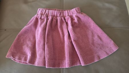 Mädchen Cordrock rosa mit Gummizug 116