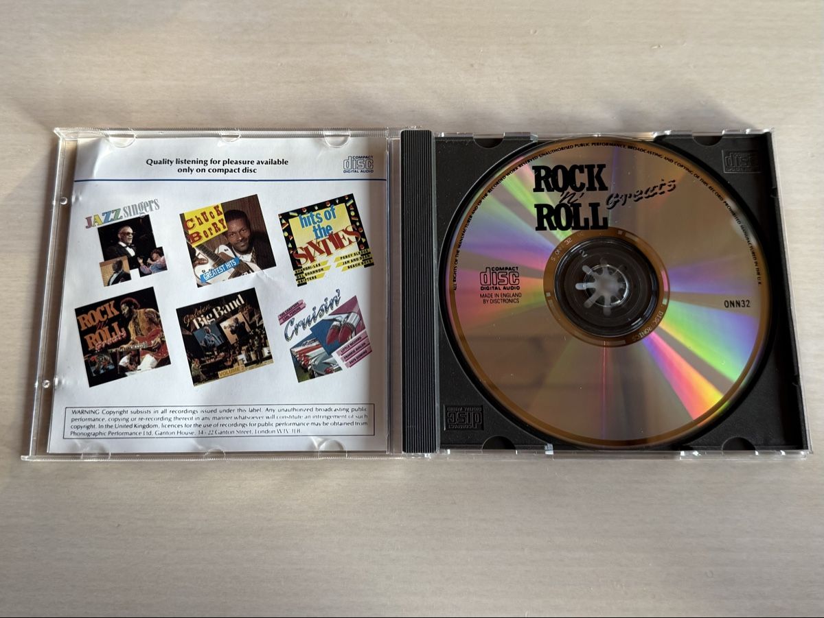 CD: Rock 'n' Roll Greats CD Made in England – Usato da Oberried Brienz venduto da Chyara 2