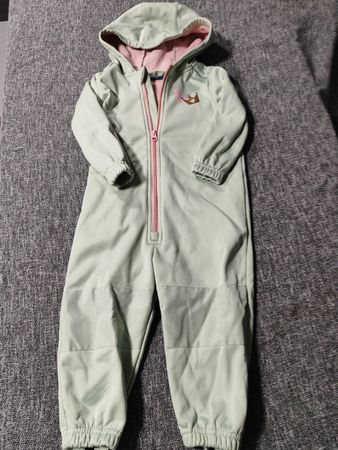 Kinder Overall Lupilu grün mit Kapuze Grösse 86/92