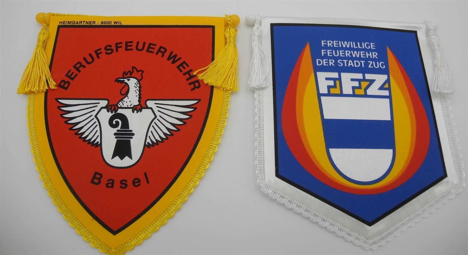 Fahnen: 4 Wimpel, div. Feuerwehren, Nr. g74 – Neu (gemäss Beschreibung) aus Kottwil von Crazyrolf 1