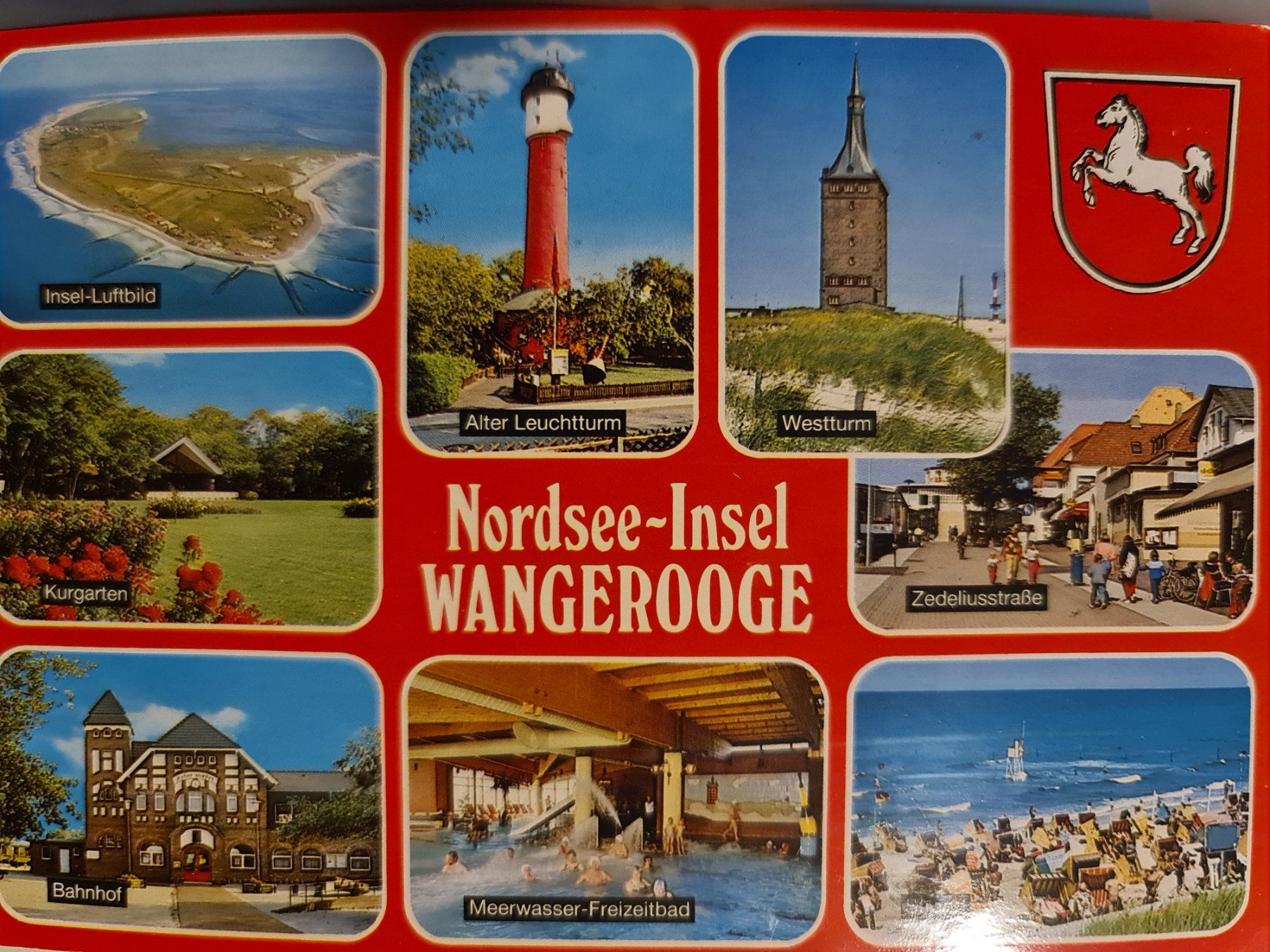 Ansichtskarten: Ansichtskarte Wangerooge Deutschland 1987 – Gebraucht aus Dintikon von Vexi