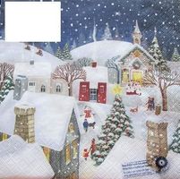 Serviette village story (1037) 2Stk.