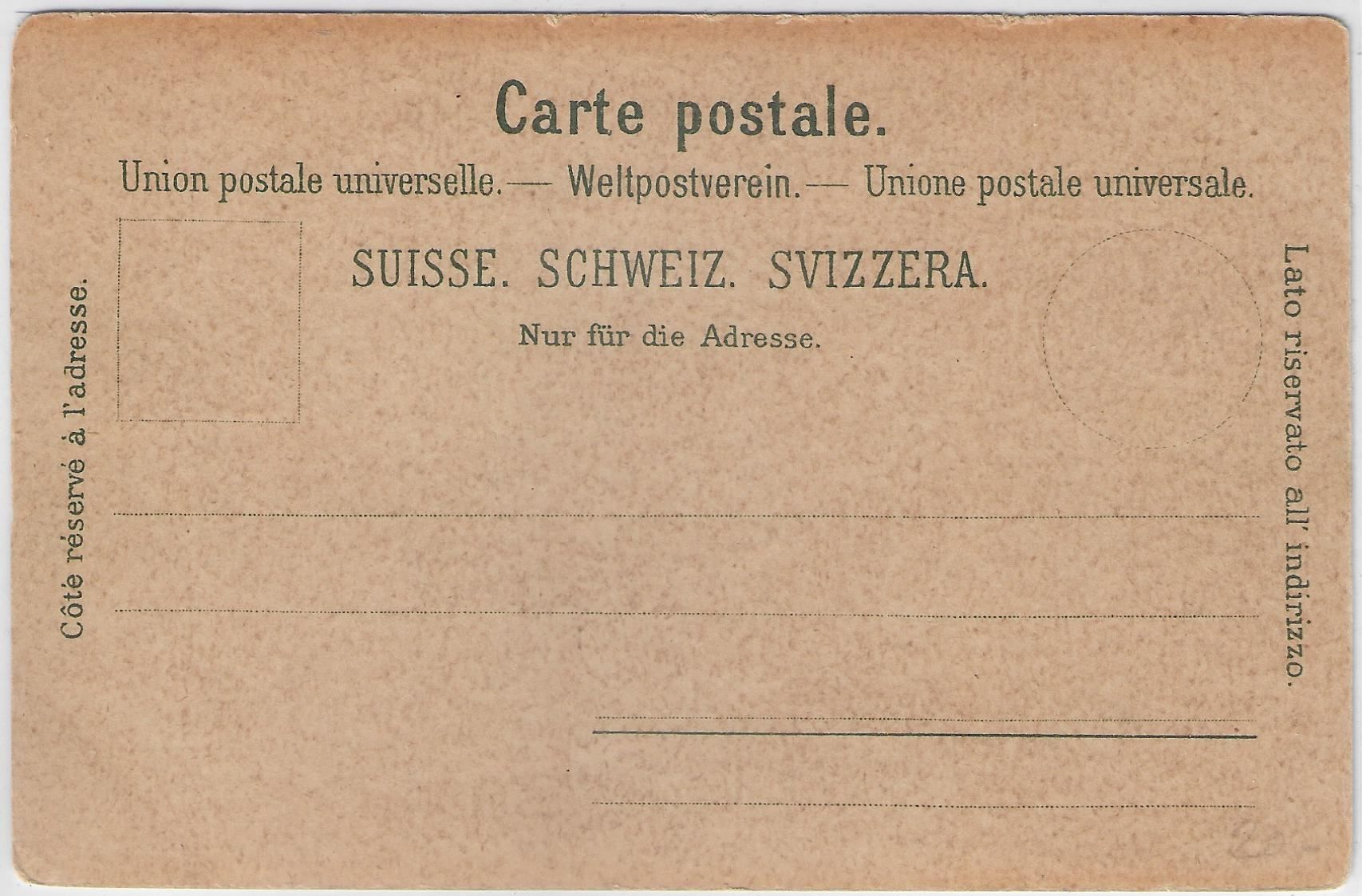 Ansichtskarten: Rigi-Kulm im Mondschein - Litho – Antik aus Ettingen von Kartenplanet 1